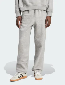 Pantaloni Essentials Fleece Loose S Medium Grey Heather - Adidas - FashionsVida