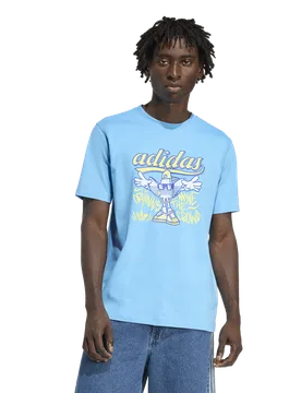 Graphics Men T-Shirts - Blue - Size - Blue - Size: Extra Small - Adidas - FashionsVida