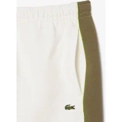 Pantalones cortos de hombre color block de felpa en