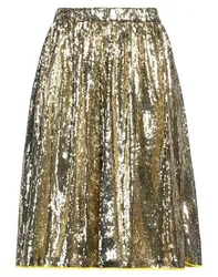Falda midi Mujer Oro 34,36,38,40 Mujer