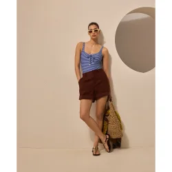 Bañador camiseta estampado de mujer