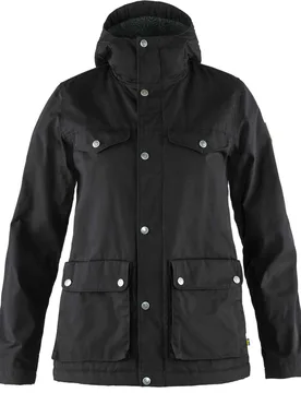 Parka doublée polaire - Greenland Winter Jacket W Black - Taille M - Noir - Fjall Raven - FashionsVida