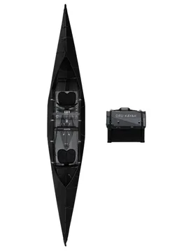 Kayak Pliable Haven Tt Black / Black 490 x 84 cm unisex - Oru Kayak - FashionsVida