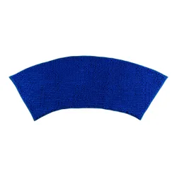 Super-Soft-Badematte „halbrund“ blau