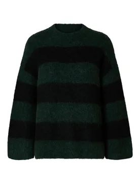 SFGABEA S KNIT O-NECK CAMP femae - L - FashionsVida