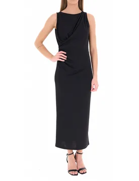 Abito con drappeggio NERO 48 - Pennyblack - FashionsVida