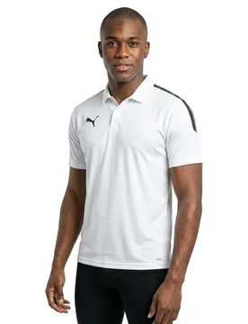 Polo à Manches Courtes Teamliga Sideline White S - Puma - FashionsVida
