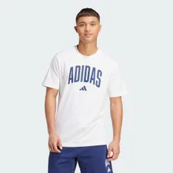 T-shirt Grafica Collegiate Lineage S White
