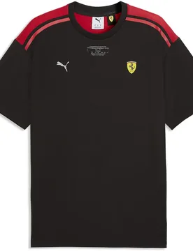 Maglietta A Maniche Corte Ferrari Cloudspun Black L - Puma - FashionsVida