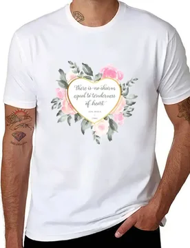 No Charm Equal To Tenderness - Jane Austen Emma Quote Heart T-Shirt g man t shirts for men man t shirt luxury T-Shirt - Aliexpress - FashionsVida