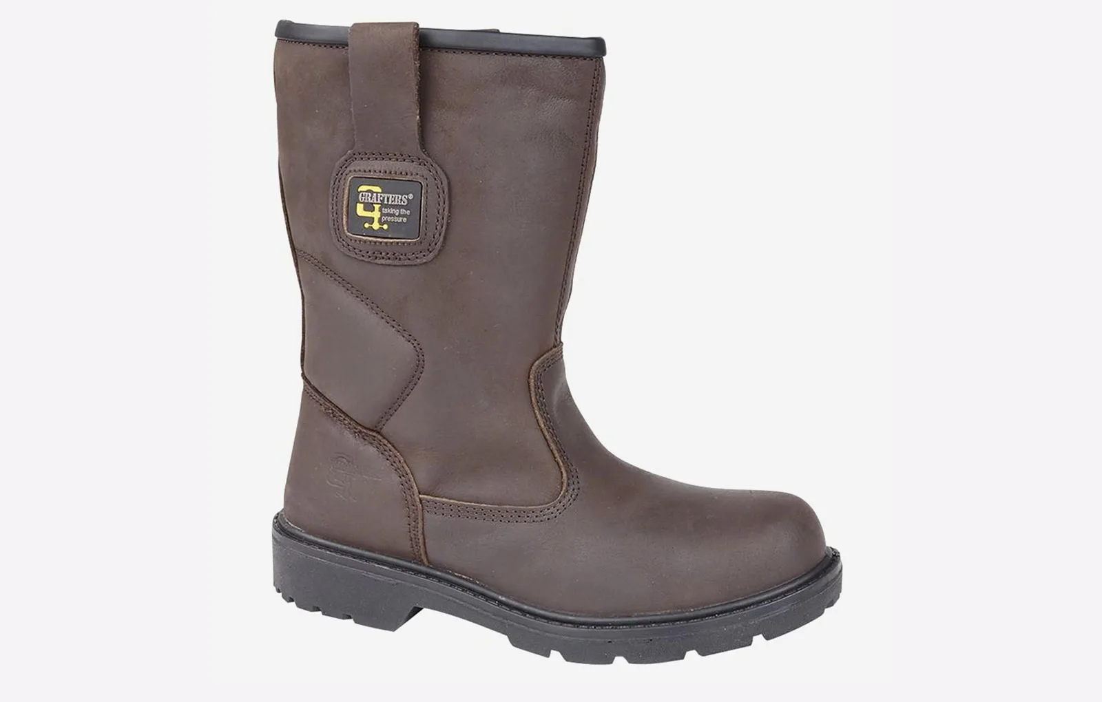 Chandler Waterproof Safety Rigger Mens - Brown - Size Uk 6 - Grafters - FashionsVida