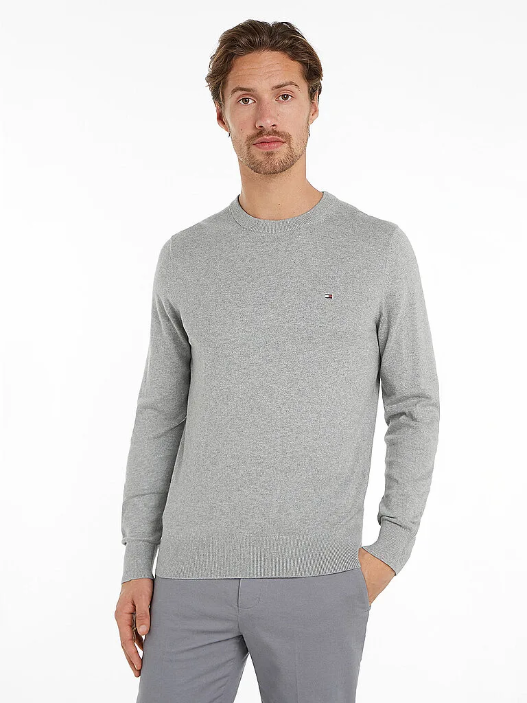Pullover grigio chiaro S - Tommy hilfiger - FashionsVida