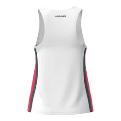 Club 25 Sleeveless T-shirt Red / White 152 cm