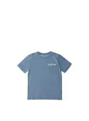 T-shirt girocollo AZZURRO POLVERE 14