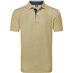 Polo Citrus Print Lisle, gelb s