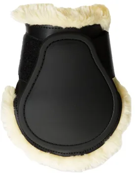 Streichkappen SHEEPSKIN YOUNG HORSE schwarz - Kentucky Horsewear - FashionsVida
