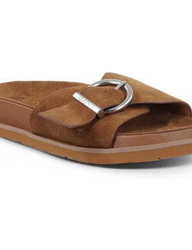 Sandalias de pala de mujer de piel con hebilla - Gant - FashionsVida