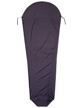 Drap de sac chaud et isolant - Thermolite Soie Mummy Volcano Grey - Violet - Cocoon - FashionsVida