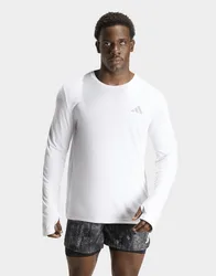 Mens Maglia Da Running Adi365 Essentials Long Sleeve - Bianco, bianco bianco Uomo taglia M