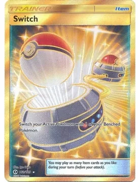 Pokemon Sun and Moon (Base Set) 160/149 Switch (Secret Rare) - Pokémon - FashionsVida
