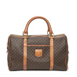 Pre-Owned Womens Vintage Medium Boston Handbag - Brown - One Size