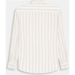Harper & Neyer - Camisa de hombre de lino de rayas
