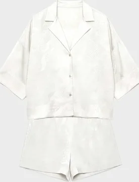 Pijama corto de mujer tipo lencero - Gisela - FashionsVida