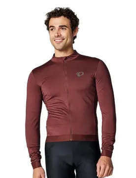 Izumi Maglia A Maniche Lunghe Attack Thermal Bitter Chocolate - Pearl - FashionsVida