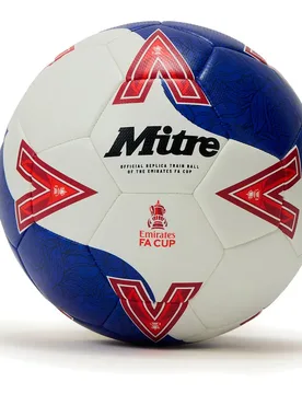 Ballon De Football Fa Cup Football 25/26 White/Red/Blue 4 unisex - mitre - FashionsVida