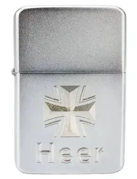 Feuerzeug Z-Plus Gas mit Gravur HEER Default Title adult - Bundeswehr Original - FashionsVida