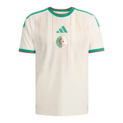 T-shirt à Manches Courtes Domicile Algeria 26/27 Authentic Chalk White M