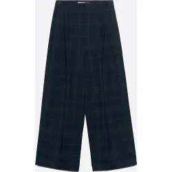 Pantalones anchos de mujer barrel con pinzas