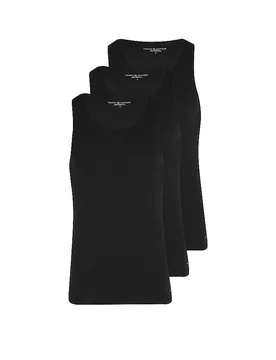 Camiseta, paquete de 3 unidades, negro negro XXL - Tommy hilfiger - FashionsVida