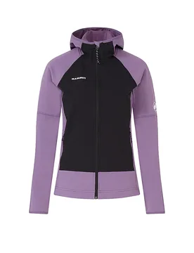 Giacca in pile da donna Massone Hoodie viola L - Mammut - FashionsVida