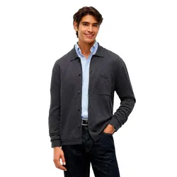 Cardigan Mw0mw40432 Dark Grey Heather S