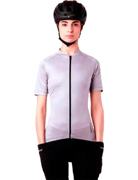 Maglia A Maniche Corte Optimal Violet Grey - Briko - FashionsVida