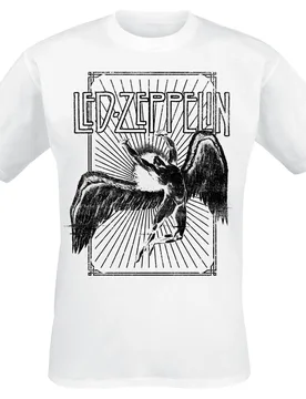 T-Shirt - Icarus Burst - S bis XXL - für Männer - Größe M - weiß - Lizenziertes Merchandise! - Männer - male - Led Zeppelin - FashionsVida