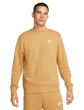 Club Fleece Crew - Sweatshirt-Crewneck - gelb - Herren - Size: XXL - Nike - FashionsVida