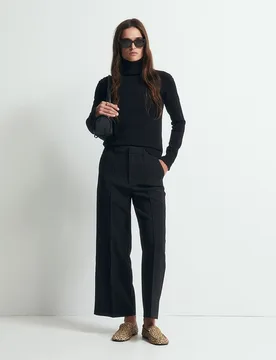 Sfera - Pantalón culotte liso - Sfera - FashionsVida