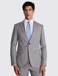 Slim Fit Stretch Suit Jacket Grey male