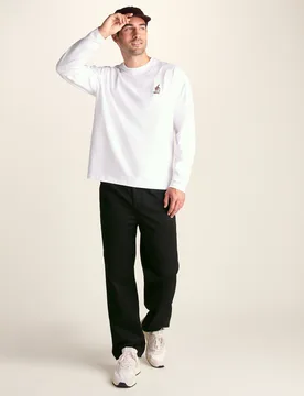 Sam Mens Slim Tapered Casual Chino Trouser - Black - Size 34 (Waist) - TOG24 - FashionsVida