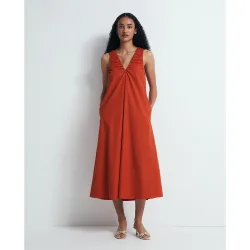 Sfera - Vestido escote frunce