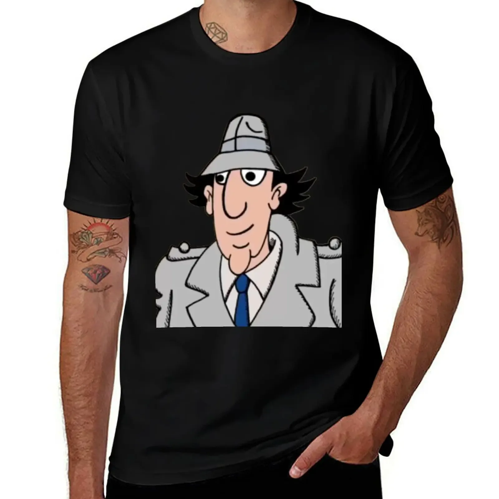 Inspector Gadget brown bricks T-Shirt Art Pattern Printed Casual Top - Aliexpress - FashionsVida