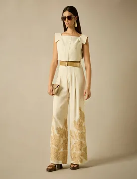 Top con solapas en hombros - Sonia Peña - FashionsVida