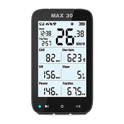 Compteur Vélo Max 30 Smart Gps Ant+/bluetooth
