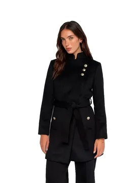 Salsa Jeans Cappotto Grace Black XS - Salsa Jeans - FashionsVida