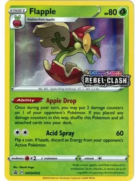 Pokemon Sword & Shield Promo SWSH022 Flapple - Pokémon - FashionsVida