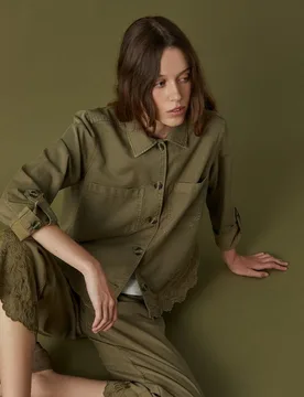 Sfera - Camisa bordados bajo - Sfera - FashionsVida