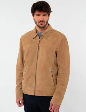 Cazadora de hombre piel - Florentino - FashionsVida