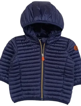 Giubbino 9000 Blu Lucido C/cappuccio I30005G IRIS18 - Save the Duck - FashionsVida